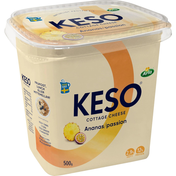 Keso Cottage Cheese Ananas/Passion
