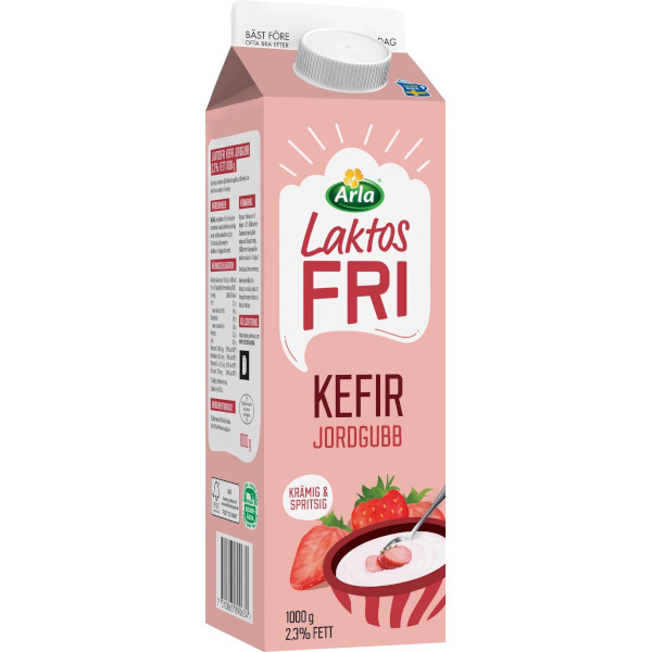 Arla Kefir Jordgubb Laktosfri