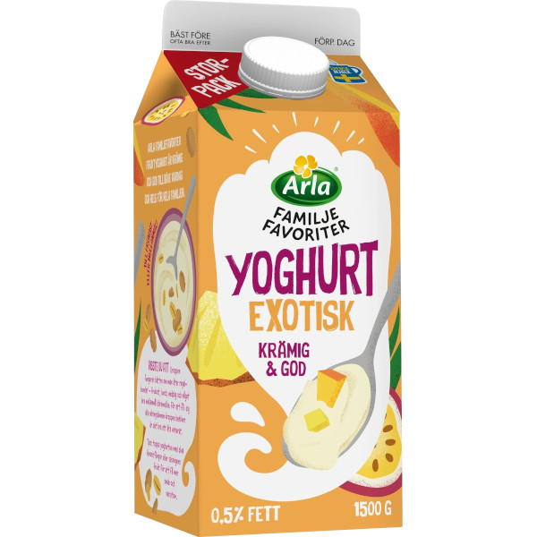 Arla Yoghurt Familjefavoriter Exotisk