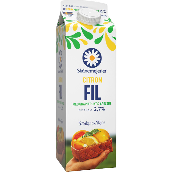 Skånemejerier Citronfil Grapefrukt & Apelsin