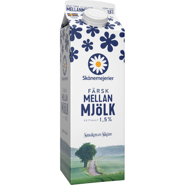 Skånemejerier Mellanmjölk