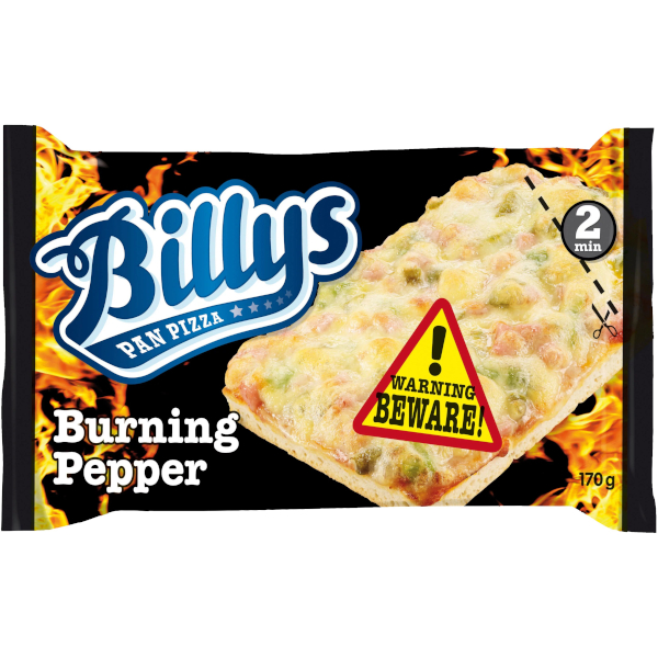 Billys Pan Pizza Burning Pepper