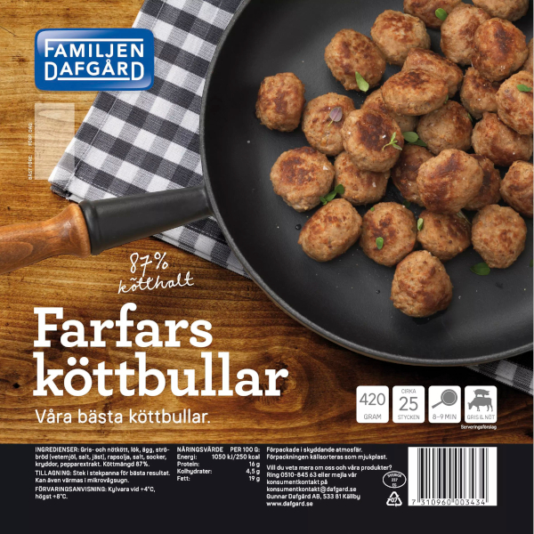 Dafgårds Farfars Köttbullar