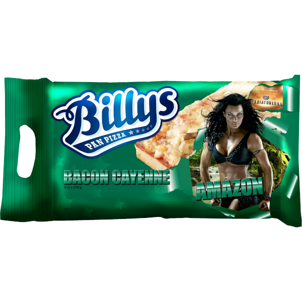 Billys Pan Pizza Bacon Cayenne