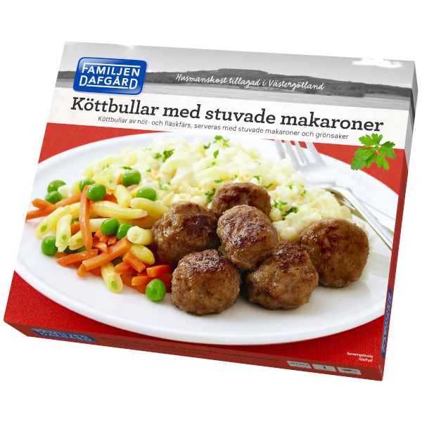 Dafgårds Köttbullar Med Stuvade Makaroner