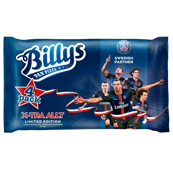 Billys Pan Pizza X-tra Allt