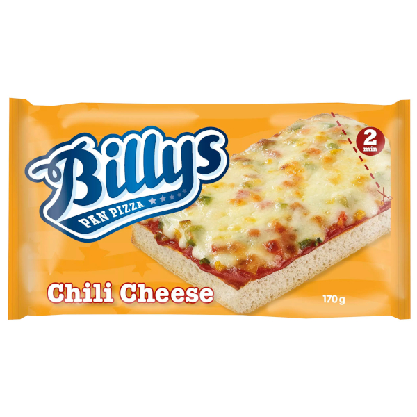 Billys Pan Pizza Chili Cheese