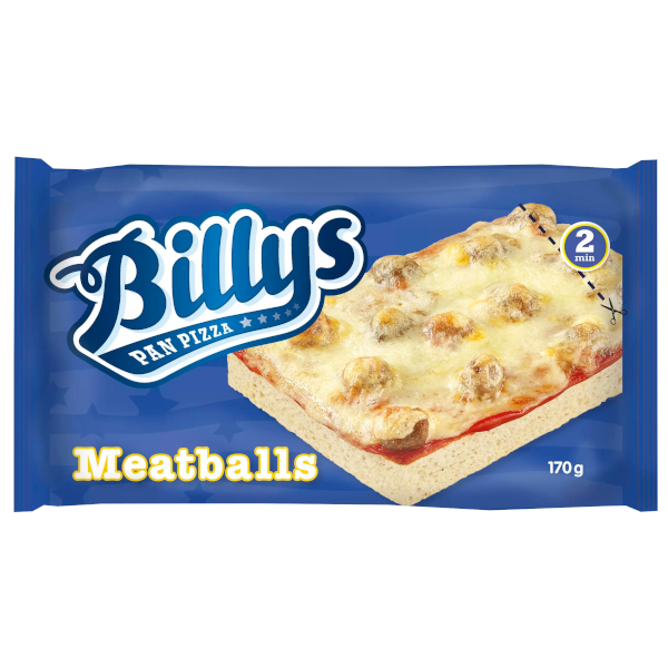 Billys Pan Pizza Meatballs