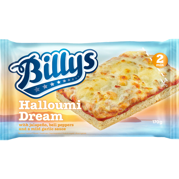 Billys Pan Pizza Halloumi Dream