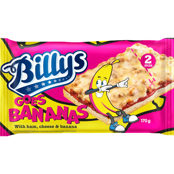 Billys Pan Pizza Goes Bananas