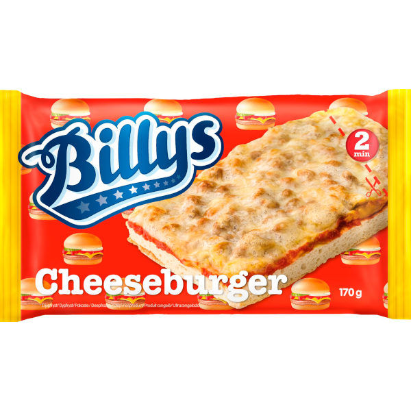 Billys Pan Pizza Cheeseburger