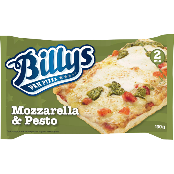 Billys Pan Pizza Mozzarella & Pesto