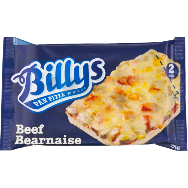 Billys Pan Pizza Beef Bearnaise