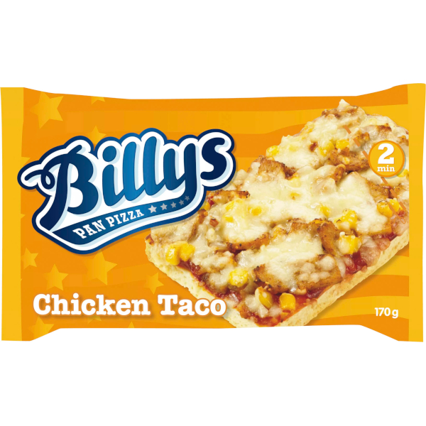 Billys Pan Pizza Chicken Taco