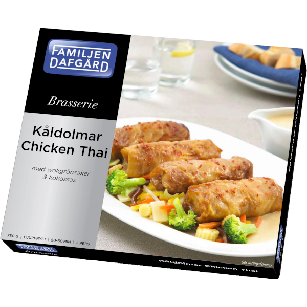 Dafgårds Brasserie Kåldolmar Chicken Thai