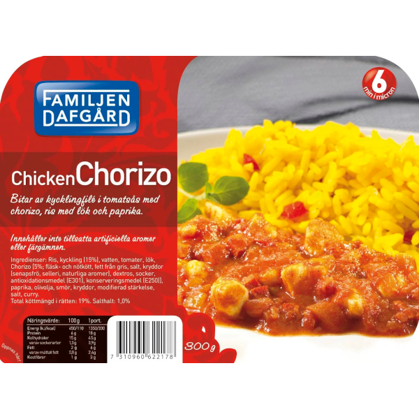 Dafgårds Chicken Chorizo
