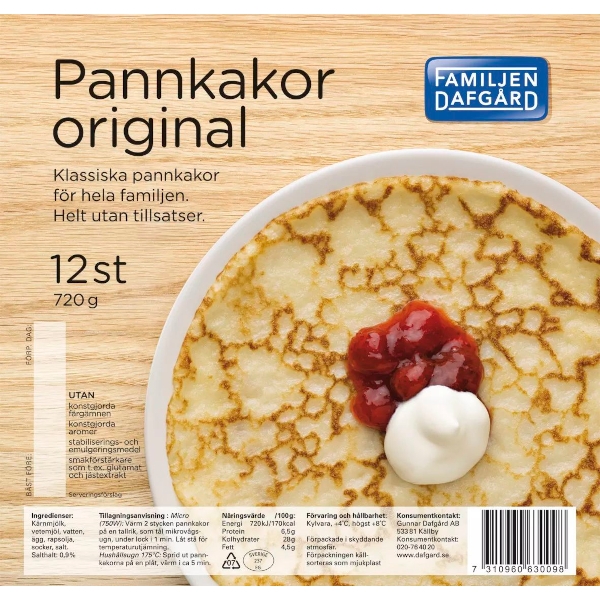 Dafgårds Pannkakor Original