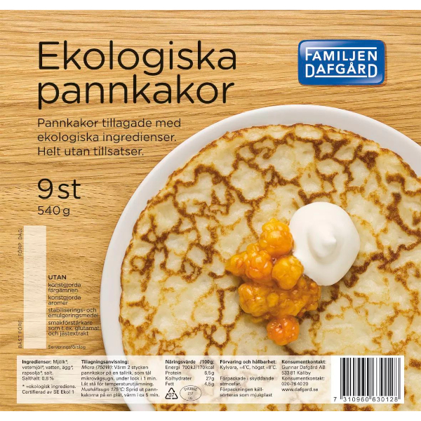 Dafgårds Ekologiska Pannkakor