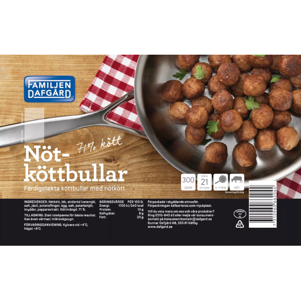 Dafgårds Nötköttbullar