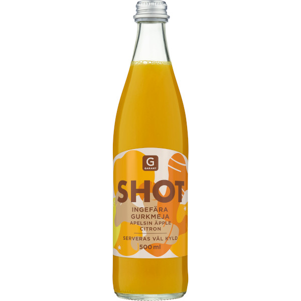 Garant Shot Ingefära/Gurkmeja/Apelsin/Äpple/Citron