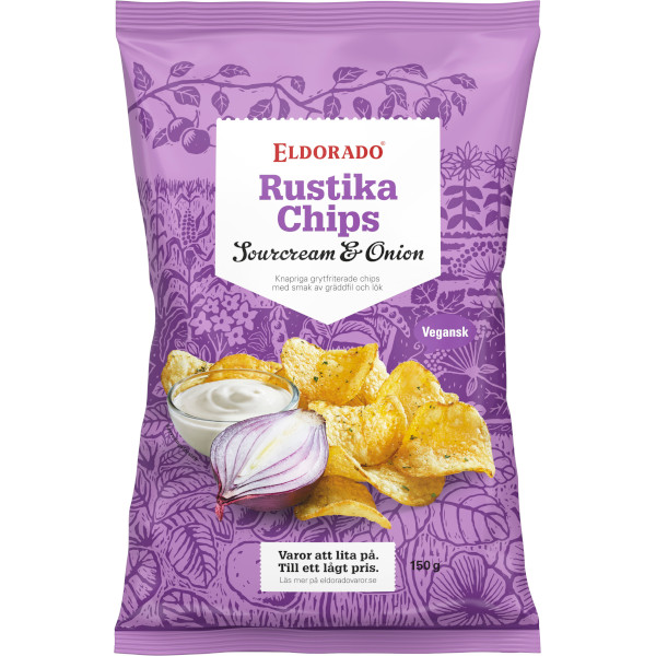 Eldorado Rustika Chips Sourcream & Onion