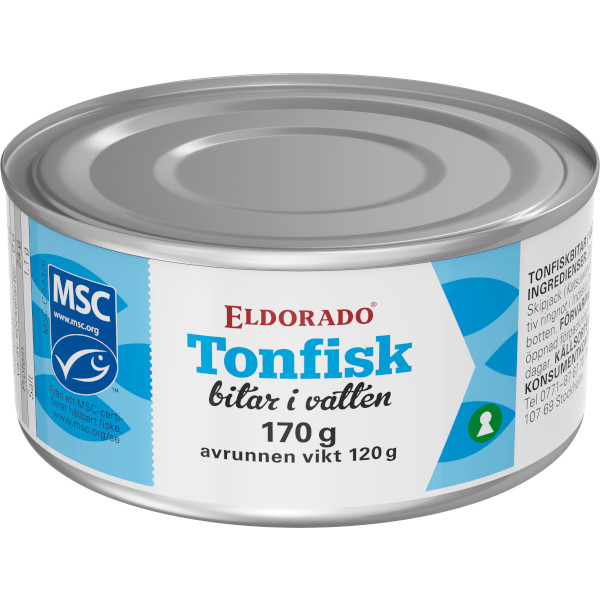 Eldorado Tonfisk Bitar Vatten