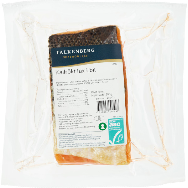 Falkenberg Seafood Lax Kallrökt Bit