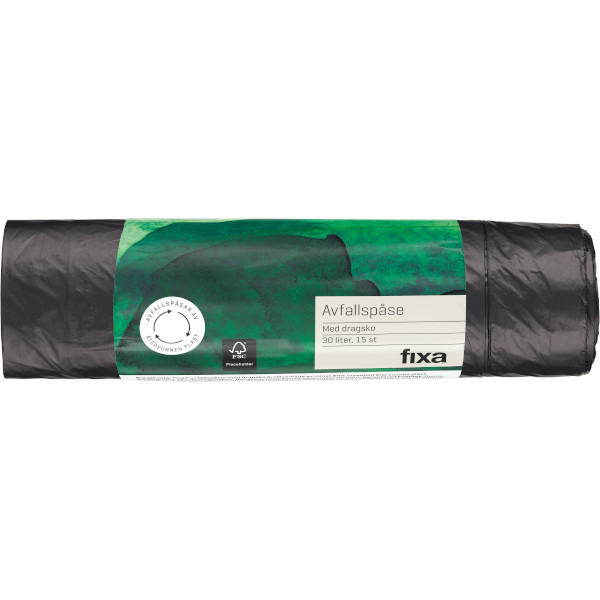 Fixa Avfallspåsar Dragsko 30L