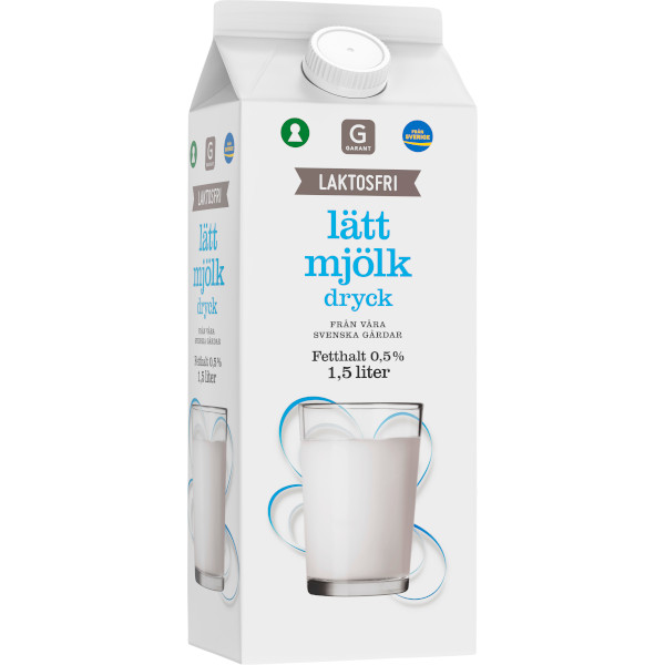 Garant Lättmjölkdryck Laktosfri