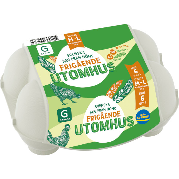 Garant Ägg Frigående Utomhus M-L