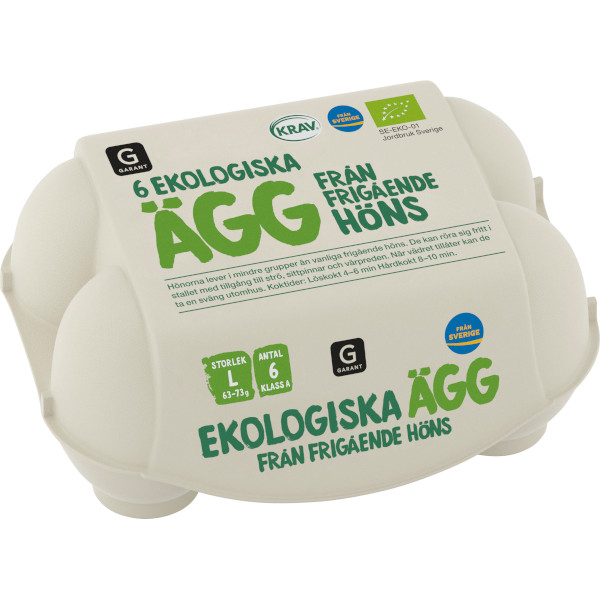 Garant Ägg Frigående Ekologiska L