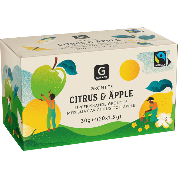Garant Grönt Te Citrus & Äpple