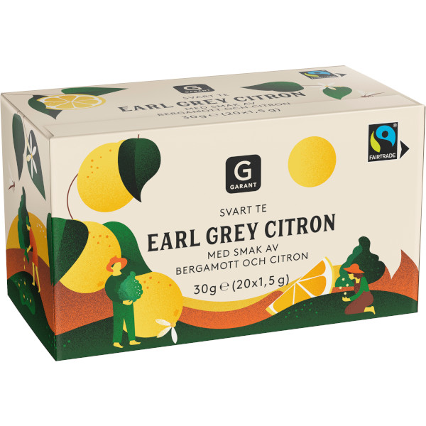 Garant Svart Te Earl Grey Citron