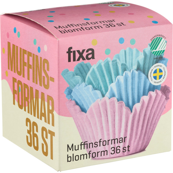 Fixa Muffinsformar Blomform