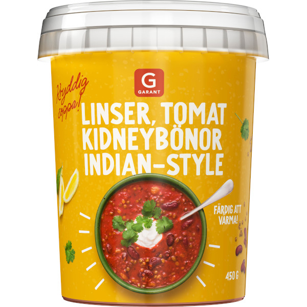 Garant Soppa Linser/Tomat/Kidneybönor Indian-Style