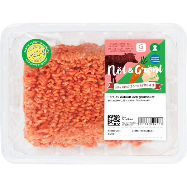 Garant Färs Nöt & Grönt