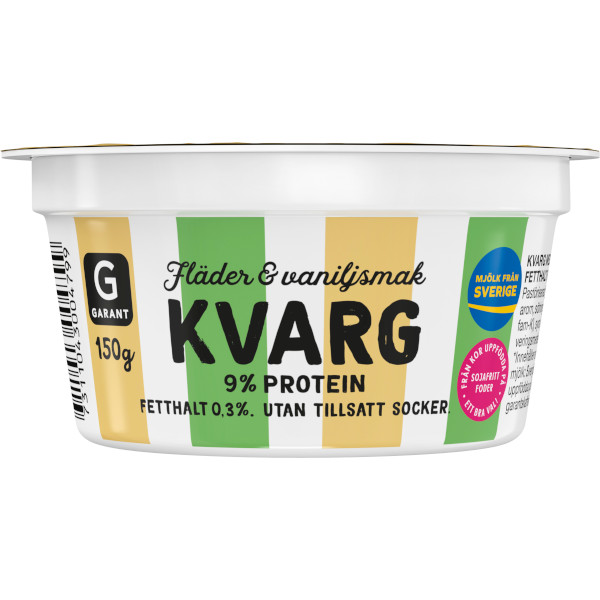 Garant Kvarg Fläder & Vaniljsmak