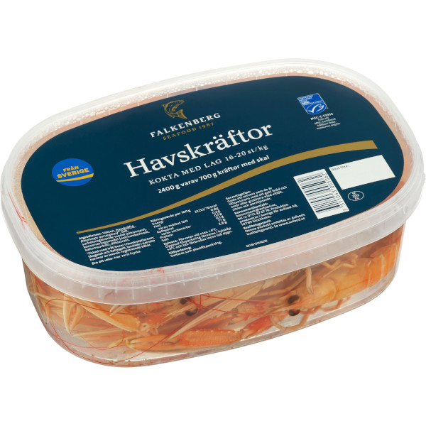 Falkenberg Seafood Havskräftor Kokta 16-20
