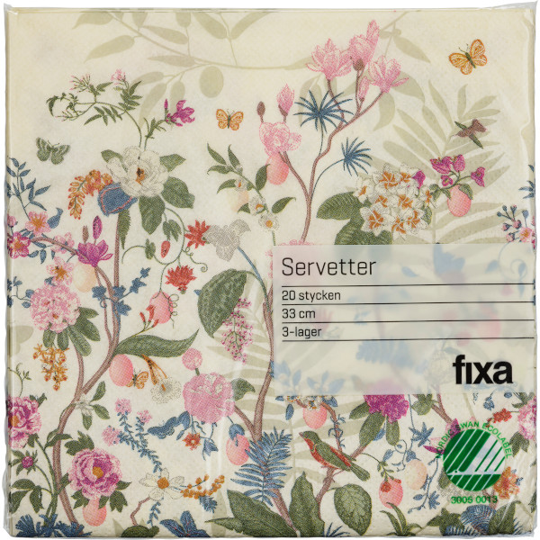 Fixa Servetter Vårväxt 33cm