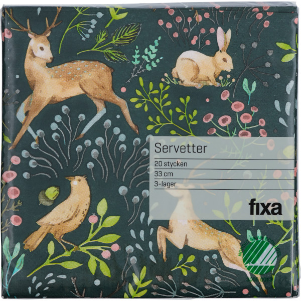 Fixa Servetter Höstskog 33cm