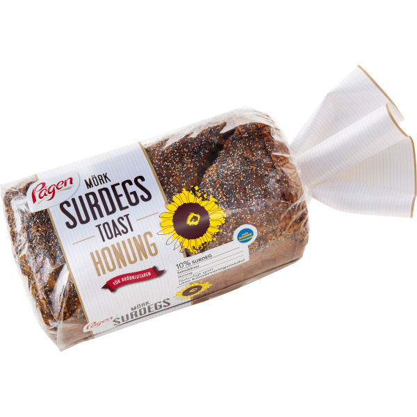 Pågen Mörk Surdegstoast Honung