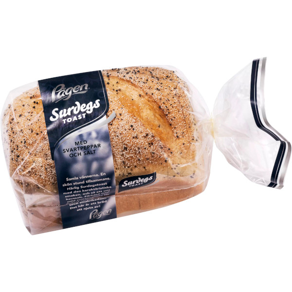 Pågen Surdegstoast Svartpeppar & Salt