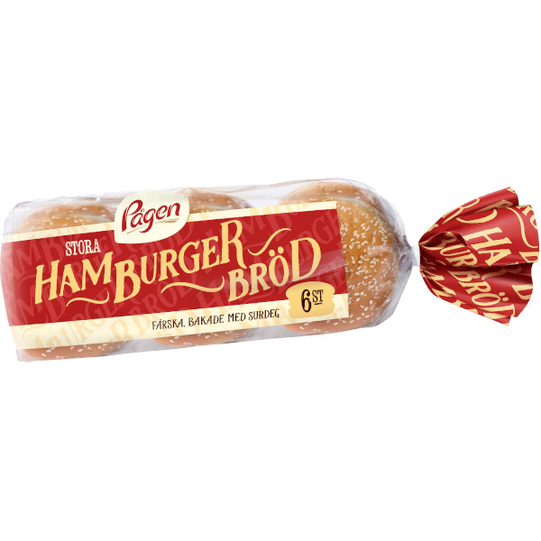 Pågen Hamburgerbröd Stora