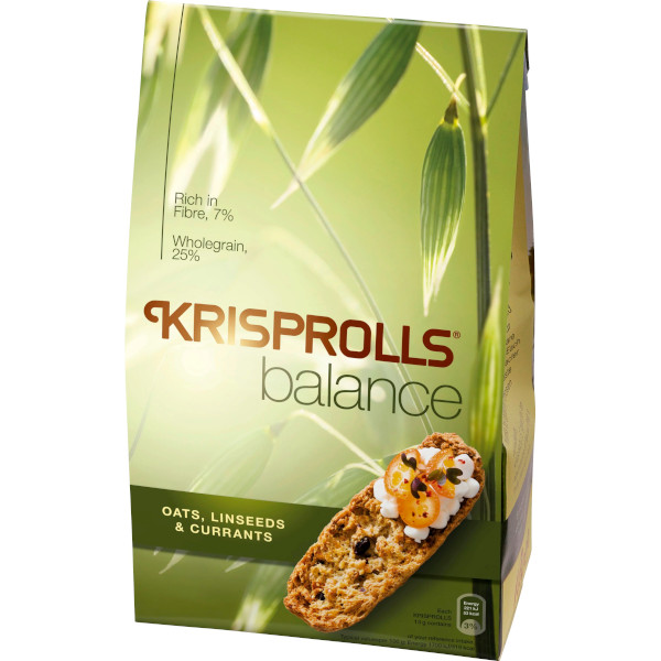 Pågen Krisprolls Balance Oats/Linseeds/Currants