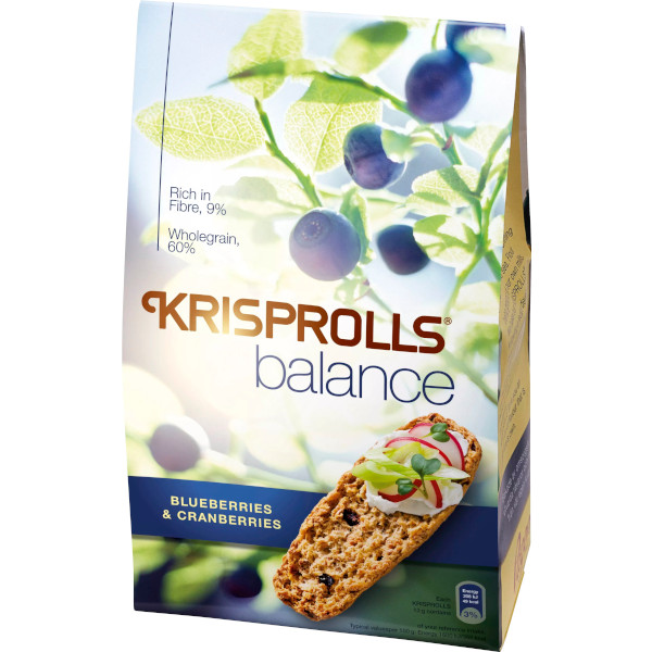 Pågen Krisprolls Balance Blueberries & Cranberries