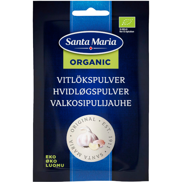 Santa Maria Vitlökspulver Eko