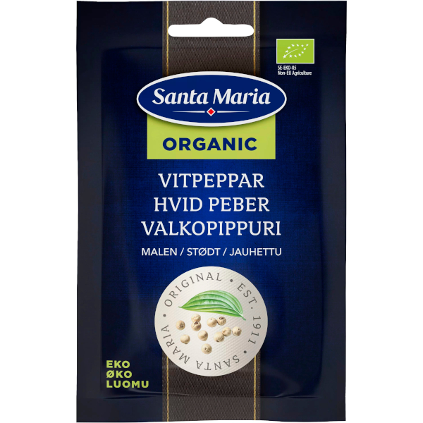 Santa Maria Vitpeppar Malen Eko