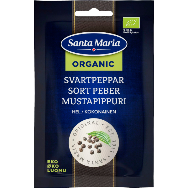 Santa Maria Svartpeppar Hel Eko