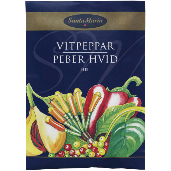 Santa Maria Vitpeppar Hel