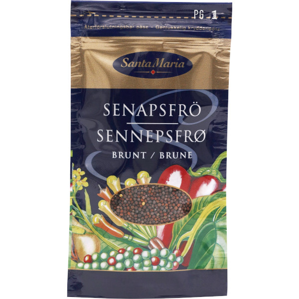 Santa Maria Senapsfrö Brunt